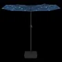Double umbrella with blue LED lights 316x240 cm by vidaXL, Umbrellas - Ref: Foro24-362976, Price: 117,52 €, Discount: %