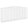Gabionenkörbe 3 Stück Bogenform Eisen 400x50x160/180 cm von vidaXL, Töpfe und Pflanzgefäße - Ref: Foro24-3145996, Preis: 717,...
