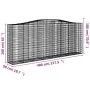 Gabion baskets 3 pcs arch shape iron 400x50x160/180 cm by vidaXL, Pots and planters - Ref: Foro24-3145996, Price: 717,83 €, D...