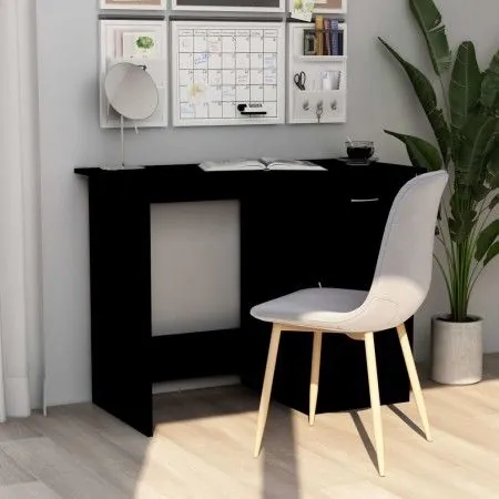 Schwarzer Sperrholzschreibtisch 100x50x76 cm von vidaXL, Schreibtische - Ref: Foro24-801081, Preis: 86,08 €, Rabatt: %