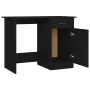 Schwarzer Sperrholzschreibtisch 100x50x76 cm von vidaXL, Schreibtische - Ref: Foro24-801081, Preis: 86,08 €, Rabatt: %