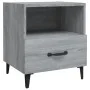 Nachttisch aus Sperrholz in Sonoma-Grau von vidaXL, Nachttische - Ref: Foro24-817305, Preis: 42,92 €, Rabatt: %
