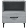 Nachttisch aus Sperrholz in Sonoma-Grau von vidaXL, Nachttische - Ref: Foro24-817305, Preis: 42,92 €, Rabatt: %