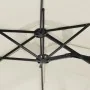 Doppelter Sonnenschirm mit sandweißen LED-Lichtern 316x240 cm von vidaXL, Sonnenschirme - Ref: Foro24-362969, Preis: 137,26 €...