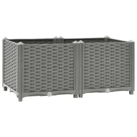 Blumenbeet aus Polypropylen 80x40x38 cm von vidaXL, Töpfe und Pflanzgefäße - Ref: Foro24-153294, Preis: 53,01 €, Rabatt: %
