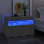 TV-Schrank mit LED-Leuchten betongrau 60x35x40 cm von vidaXL, TV-Möbel - Ref: Foro24-804417, Preis: 41,71 €, Rabatt: %
