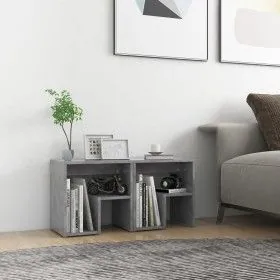 Bedside tables 2 pcs concrete gray plywood 40x30x40 cm by vidaXL, Nightstands - Ref: Foro24-806337, Price: 41,44 €, Discount: %