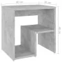 Mesitas de noche 2 uds contrachapada gris hormigón 40x30x40 cm de vidaXL, Mesitas de noche - Ref: Foro24-806337, Precio: 41,4...