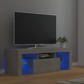 TV-Schrank mit LED-Leuchten betongrau 120x35x40 cm von vidaXL, TV-Möbel - Ref: Foro24-804350, Preis: 78,95 €, Rabatt: %