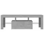 TV cabinet with LED lights concrete gray 120x35x40 cm by vidaXL, TV Furniture - Ref: Foro24-804350, Price: 78,95 €, Discount: %
