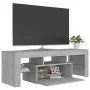 TV cabinet with LED lights concrete gray 120x35x40 cm by vidaXL, TV Furniture - Ref: Foro24-804350, Price: 78,95 €, Discount: %
