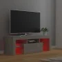 TV cabinet with LED lights concrete gray 120x35x40 cm by vidaXL, TV Furniture - Ref: Foro24-804350, Price: 78,95 €, Discount: %