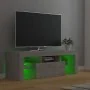 TV cabinet with LED lights concrete gray 120x35x40 cm by vidaXL, TV Furniture - Ref: Foro24-804350, Price: 78,95 €, Discount: %