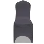 Elastischer Stuhlbezug 4 Einheiten anthrazitgrau von vidaXL, Abdeckungen - Ref: Foro24-131415, Preis: 20,58 €, Rabatt: %