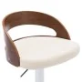 Küchenhocker 2 Stück Kunstleder gebogenes Holz creme von vidaXL, Küchenhocker - Ref: Foro24-283145, Preis: 264,72 €, Rabatt: %