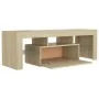 TV-Möbel mit LED-Leuchten Sonoma Eiche 120x35x40 cm von vidaXL, TV-Möbel - Ref: Foro24-804349, Preis: 75,65 €, Rabatt: %