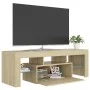 TV-Möbel mit LED-Leuchten Sonoma Eiche 120x35x40 cm von vidaXL, TV-Möbel - Ref: Foro24-804349, Preis: 75,65 €, Rabatt: %