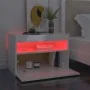 TV-Schränke mit LED-Leuchten, 2 Stück, glänzend weiß, 60 x 35 x 40 cm von vidaXL, TV-Möbel - Ref: Foro24-804422, Preis: 78,42...