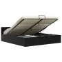 Cama canapé hidráulica con LED cuero sintético negra 180x200 cm de vidaXL, Camas y somieres - Ref: Foro24-285545, Precio: 348...