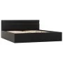 Cama canapé hidráulica con LED cuero sintético negra 180x200 cm de vidaXL, Camas y somieres - Ref: Foro24-285545, Precio: 348...