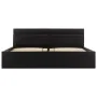 Cama canapé hidráulica con LED cuero sintético negra 180x200 cm de vidaXL, Camas y somieres - Ref: Foro24-285545, Precio: 348...