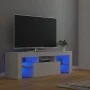 Mueble para TV con luces LED blanco 120x35x40 cm de vidaXL, Muebles TV - Ref: Foro24-804346, Precio: 76,42 €, Descuento: %
