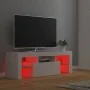 Mueble para TV con luces LED blanco 120x35x40 cm de vidaXL, Muebles TV - Ref: Foro24-804346, Precio: 76,42 €, Descuento: %