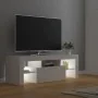Mueble para TV con luces LED blanco 120x35x40 cm de vidaXL, Muebles TV - Ref: Foro24-804346, Precio: 76,42 €, Descuento: %