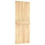 Puerta corredera con herrajes madera maciza de pino 80x210 cm de vidaXL, Puertas - Ref: Foro24-3203027, Precio: 175,86 €, Des...