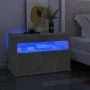 TV cabinets with LED lights 2 pcs concrete gray 60x35x40 cm by vidaXL, TV Furniture - Ref: Foro24-804418, Price: 67,17 €, Dis...