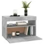 TV cabinets with LED lights 2 pcs concrete gray 60x35x40 cm by vidaXL, TV Furniture - Ref: Foro24-804418, Price: 67,17 €, Dis...