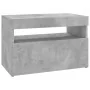 TV cabinets with LED lights 2 pcs concrete gray 60x35x40 cm by vidaXL, TV Furniture - Ref: Foro24-804418, Price: 67,17 €, Dis...