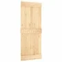 Sliding door with solid pine wood hardware 85x210 cm by vidaXL, Doors - Ref: Foro24-3203028, Price: 167,72 €, Discount: %