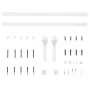 Sliding door with solid pine wood hardware 85x210 cm by vidaXL, Doors - Ref: Foro24-3203028, Price: 167,72 €, Discount: %