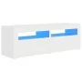 TV-Schrank mit weißen LED-Leuchten 120x35x40 cm von vidaXL, TV-Möbel - Ref: Foro24-804355, Preis: 126,49 €, Rabatt: %