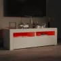 Mueble para TV con luces LED blanco 120x35x40 cm de vidaXL, Muebles TV - Ref: Foro24-804355, Precio: 126,49 €, Descuento: %