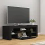 TV-Schrank mit LED-Leuchten schwarz 120x35x40 cm von vidaXL, TV-Möbel - Ref: Foro24-804347, Preis: 73,87 €, Rabatt: %