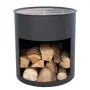 RedFire Milshire barrel type brazier black steel by RedFire, Chimneys - Ref: Foro24-429040, Price: 126,92 €, Discount: %