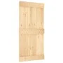 Puerta corredera con herrajes madera maciza de pino 100x210 cm de vidaXL, Puertas - Ref: Foro24-3203031, Precio: 220,67 €, De...