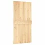 Puerta corredera con herrajes madera maciza de pino 100x210 cm de vidaXL, Puertas - Ref: Foro24-3203031, Precio: 220,67 €, De...