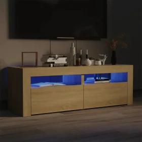 TV-Schrank mit LED-Leuchten Sonoma-Eiche 120x35x40 cm von vidaXL, TV-Möbel - Ref: Foro24-804358, Preis: 83,30 €, Rabatt: %