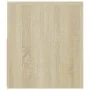 Mueble de TV con luces LED roble Sonoma 120x35x40 cm de vidaXL, Muebles TV - Ref: Foro24-804358, Precio: 83,30 €, Descuento: %