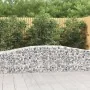 3 units of arched-shaped gabion baskets, iron, 400x50x60/80 cm. by vidaXL, Pots and planters - Ref: Foro24-3145931, Price: 41...