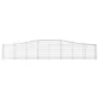 3 units of arched-shaped gabion baskets, iron, 400x50x60/80 cm. by vidaXL, Pots and planters - Ref: Foro24-3145931, Price: 41...