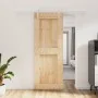 Schiebetür mit Beschlägen aus massivem Kiefernholz, 80 x 210 cm von vidaXL, Türen - Ref: Foro24-3203033, Preis: 198,32 €, Rab...