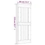 Sliding door with solid pine wood fittings 80x210 cm by vidaXL, Doors - Ref: Foro24-3203033, Price: 201,84 €, Discount: %