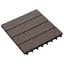 Verandafliesen Tiefrelief WPC 1 m² dunkelbraun 11 Einheiten von vidaXL, Böden und Teppiche - Ref: Foro24-45038, Preis: 80,34 ...
