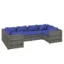 6-piece garden sofa set and gray synthetic rattan cushions by vidaXL, Garden sets - Ref: Foro24-3101942, Price: 482,35 €, Dis...