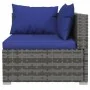 6-piece garden sofa set and gray synthetic rattan cushions by vidaXL, Garden sets - Ref: Foro24-3101942, Price: 482,35 €, Dis...