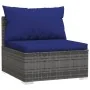 6-piece garden sofa set and gray synthetic rattan cushions by vidaXL, Garden sets - Ref: Foro24-3101942, Price: 482,35 €, Dis...